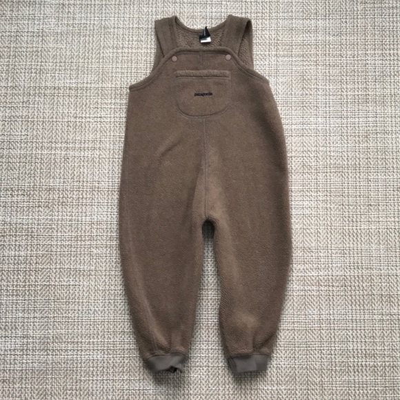 Patagonia Fleece Overalls (size 3T)